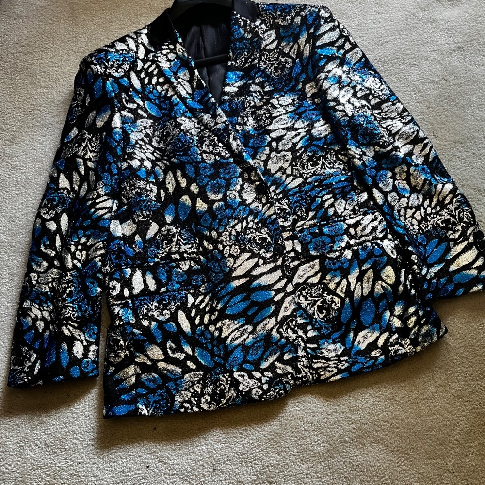 Sequin Single Breasted Men’s Jacket - image 2